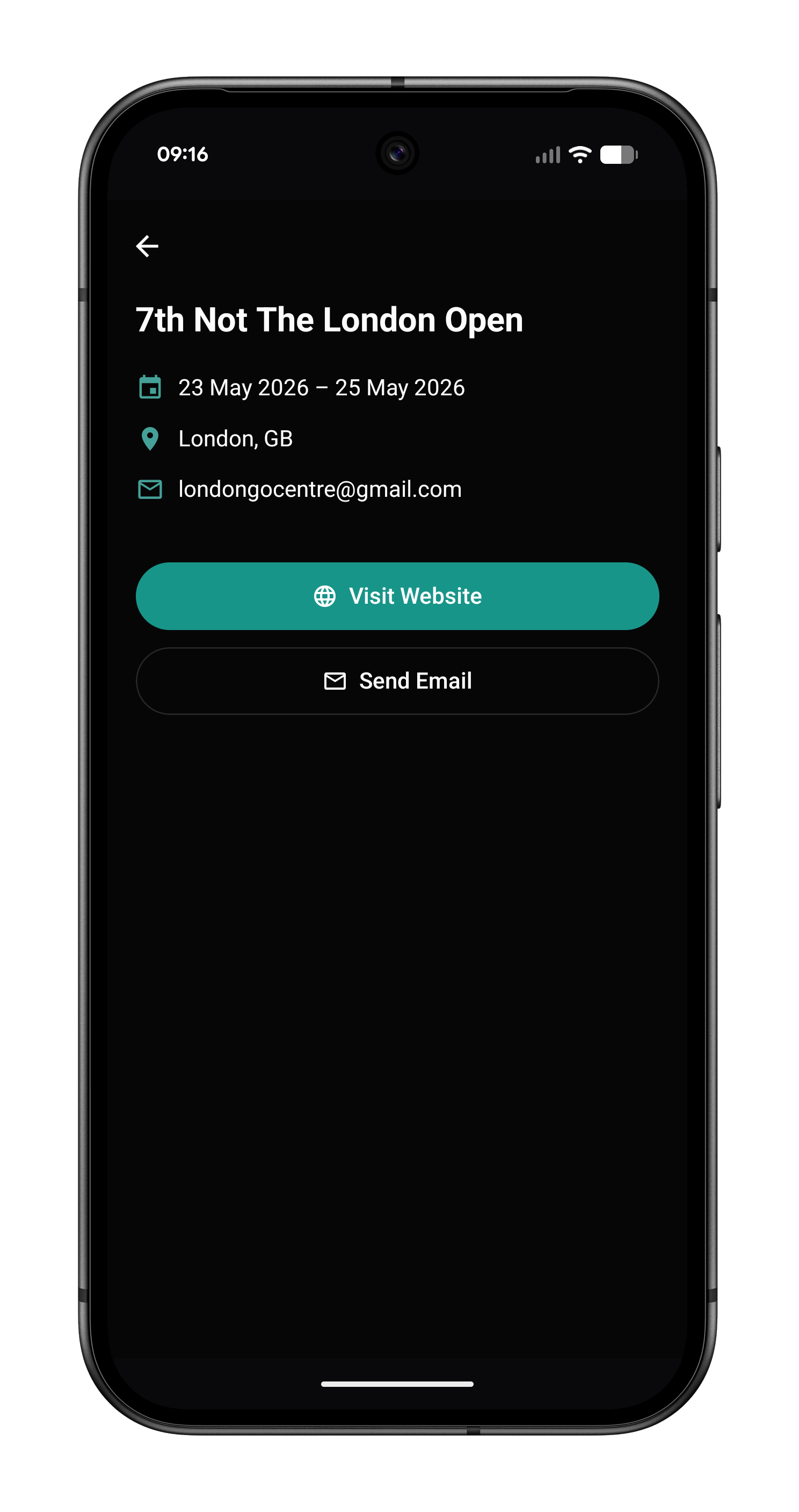 Event details